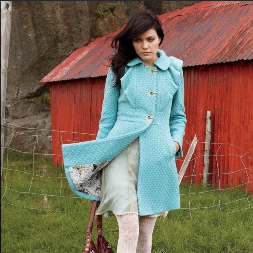 Anthropologie Leifsdottir Floe & Current Coat Sz 4